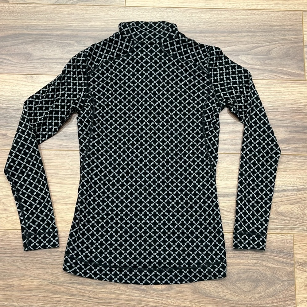 Smartwool Black and White Long Sleeve Top - Picture 5 of 5